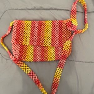 Isaac Mizrahi Starburst Beaded Crossbody